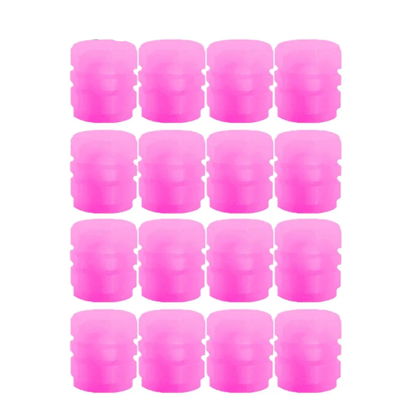 Luminous Fluorescent Tire Valve Caps