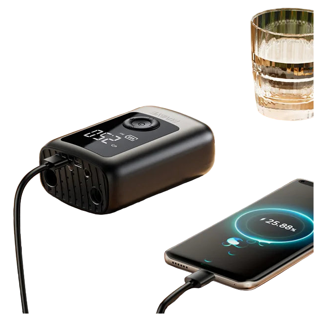 Portable Wireless Air Compressor For Tyre Inflation