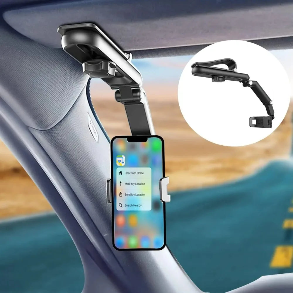 360° Rotating Sun Visor Phone Holder for RV's & Caravans