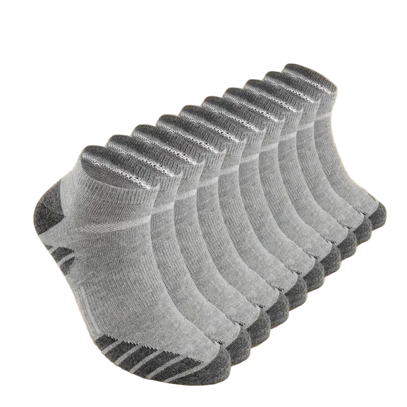 Athletic Ankle Socks – Cushioned Cotton, 1/10/20 Pairs (Unisex)
