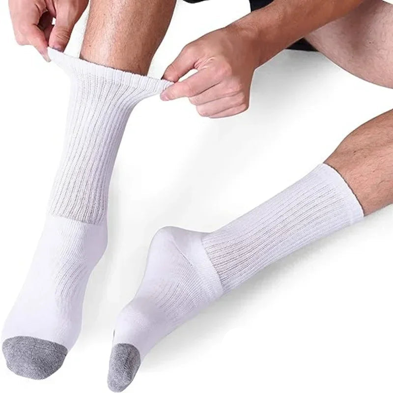 10 Pairs Plus Size Men's Athletic Socks (3 colours available)