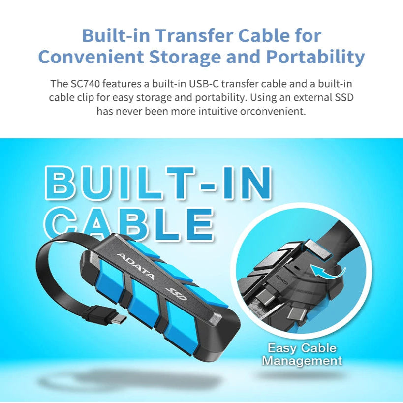 Portable SSD 500GB/1TB USB 3.2 (1050MB/s)