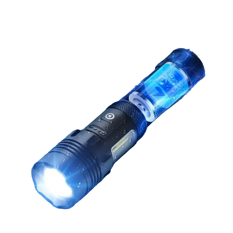 High Power Rechargeable LED Flashlight