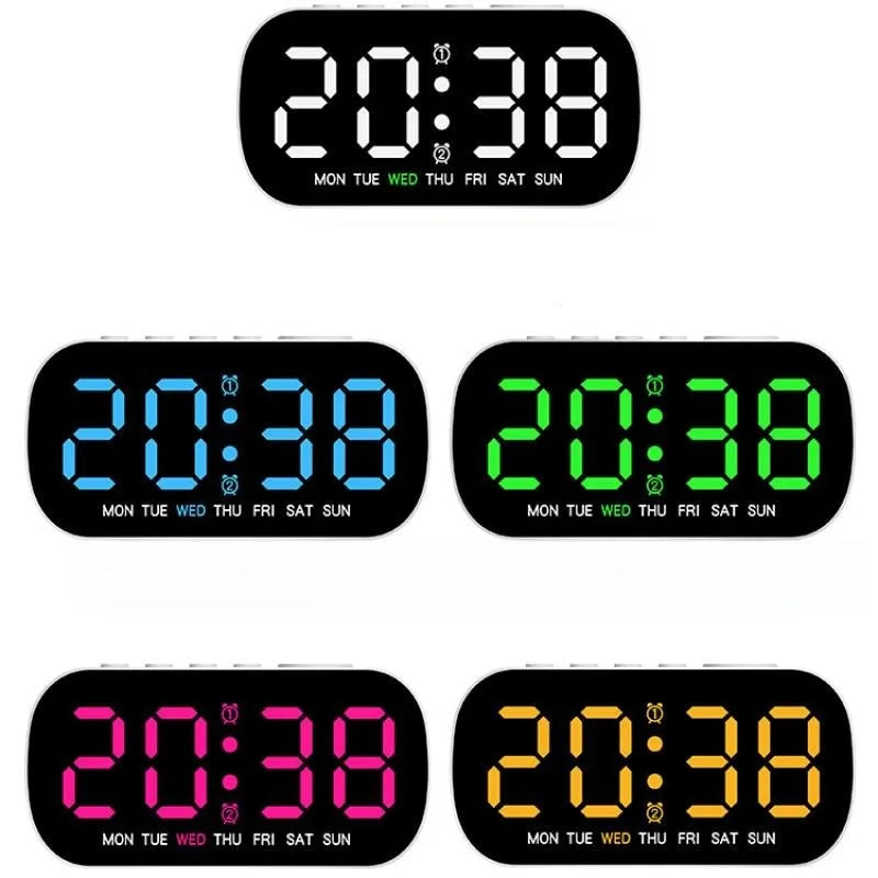 Digital Alarm Clock – USB Powered LED (different colours available)