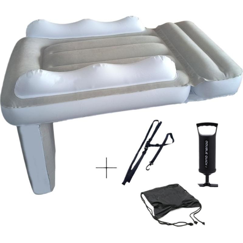 Inflatable Car Airplane Bed Mattress Air Bed Seat For Kid Baby Extender Sleeping Mattress Seat For Travel Car Road Trip