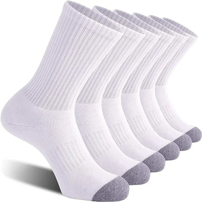 10 Pairs Plus Size Men's Athletic Socks (3 colours available)