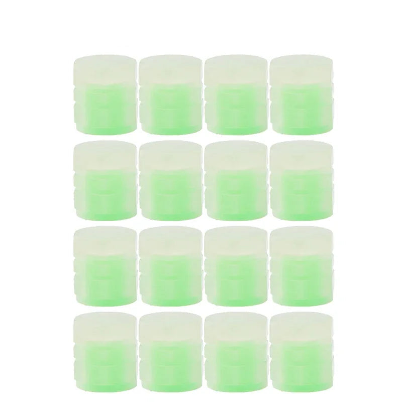 Luminous Fluorescent Tire Valve Caps