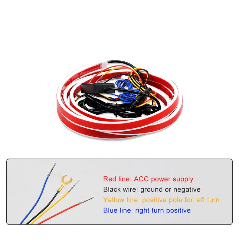 APP-Controlled LED Car Hood Light Strip (12V)