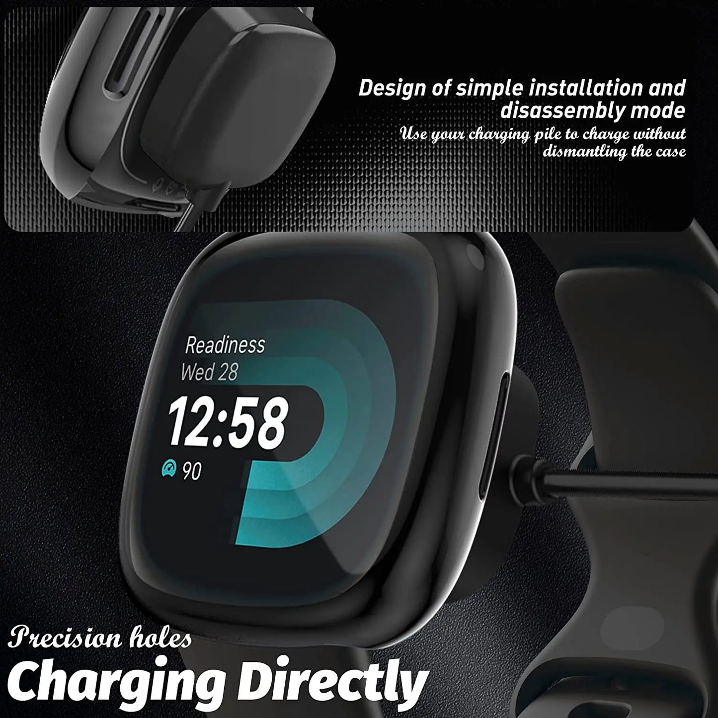 Full Cover Watch Case for the Fitbit Versa 4