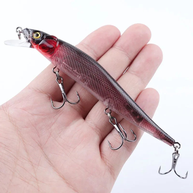 Bionic Hard Fishing Lure with 3D Eyes (11.5cm/14g) – 5/10pcs