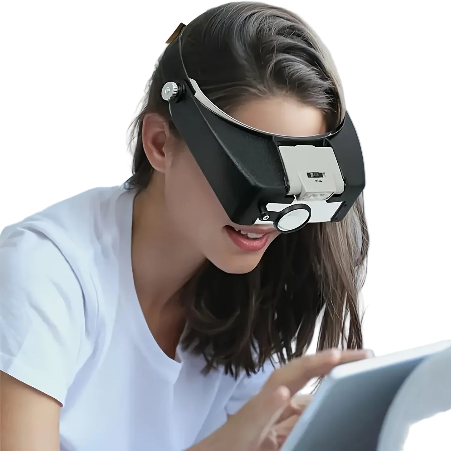 LED Headband Magnifier Glasses