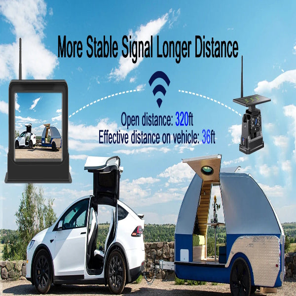 Wireless Solar – 5" Rear View Monitor