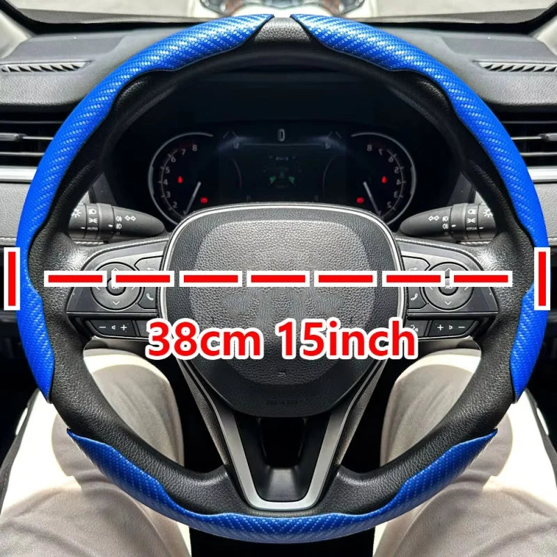Universal Microfiber Leather Car Steering Wheel Cover (different colours & sets available)