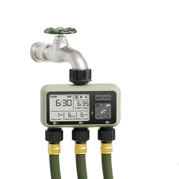 Garden Water Timer – 3-Outlet (6 types available)