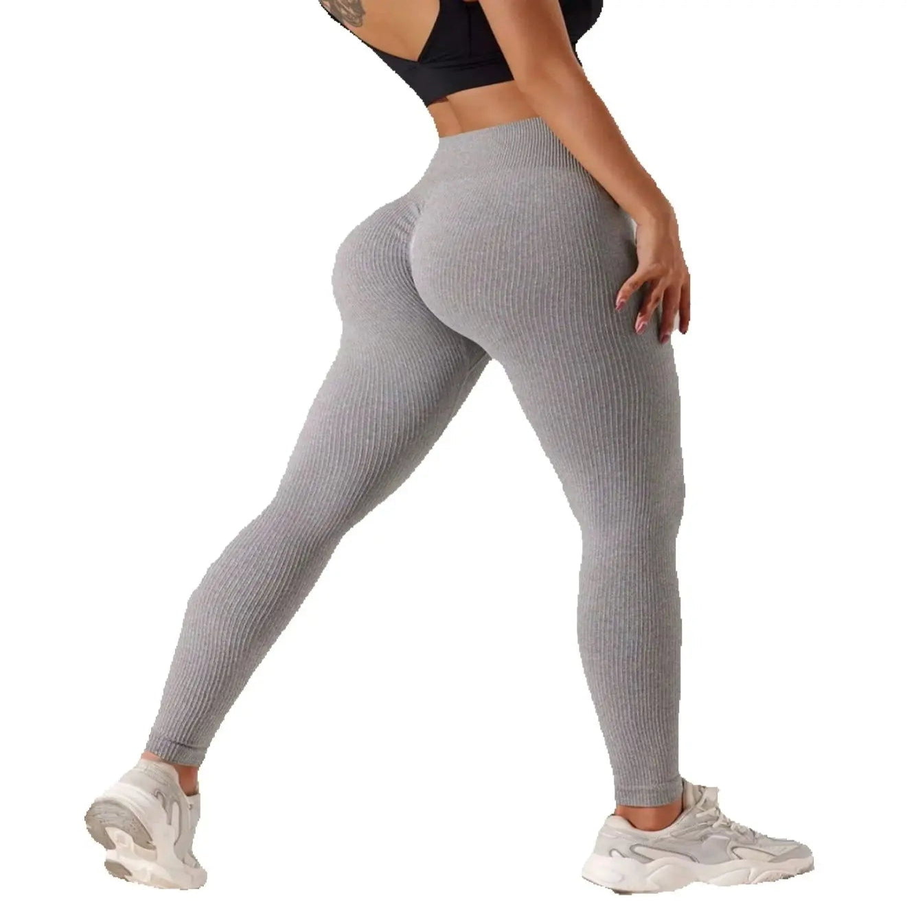 Women’s High-Waisted Seamless Leggings (3 colours and sizes available)
