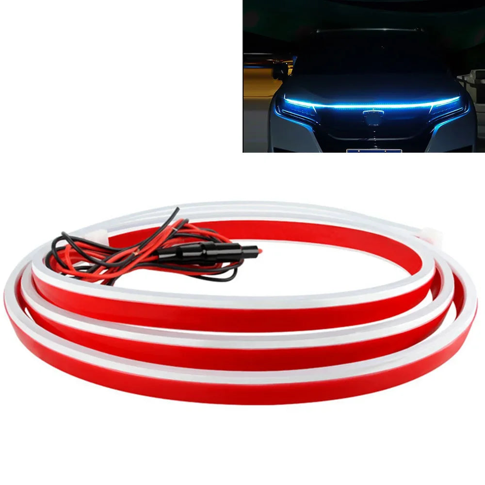 LED Car Hood Light Strip (different colours & sizes available)