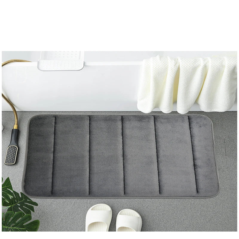 Bathroom Velvet Anti-slip Mat (different colours & sizes available)