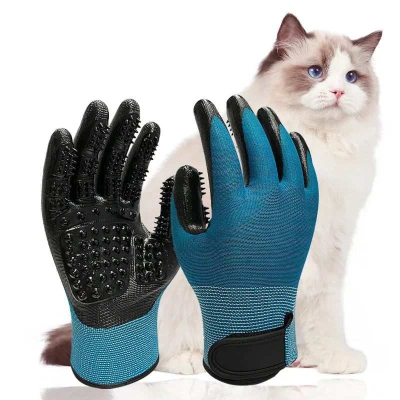Pair of Pet Bath Gloves