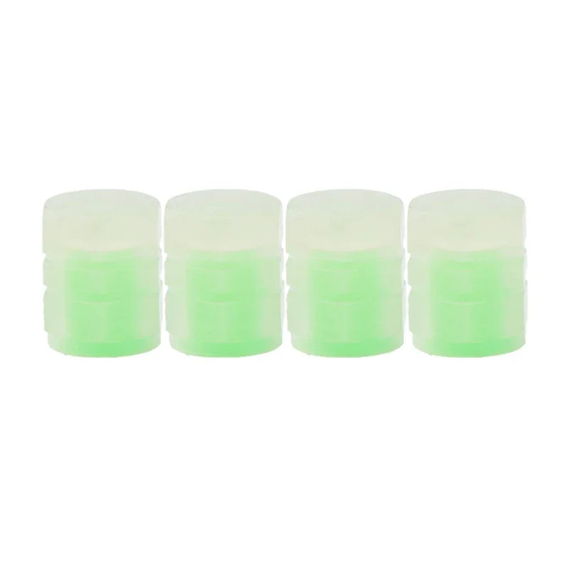 Luminous Fluorescent Tire Valve Caps