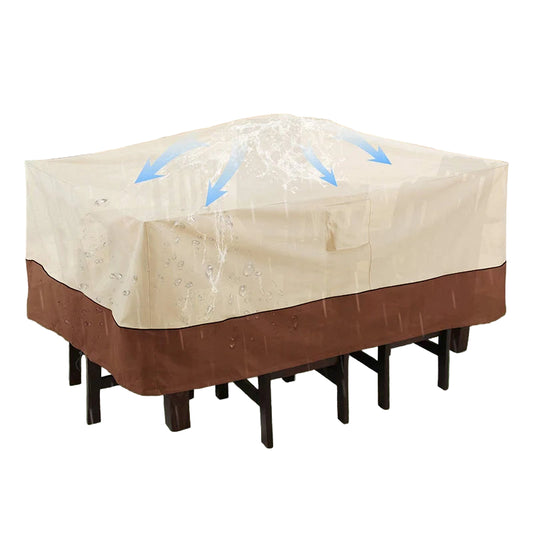 Heavy-Duty Outdoor Garden Furniture Cover – Waterproof, Windproof, Anti-UV Protection (various sizes available)