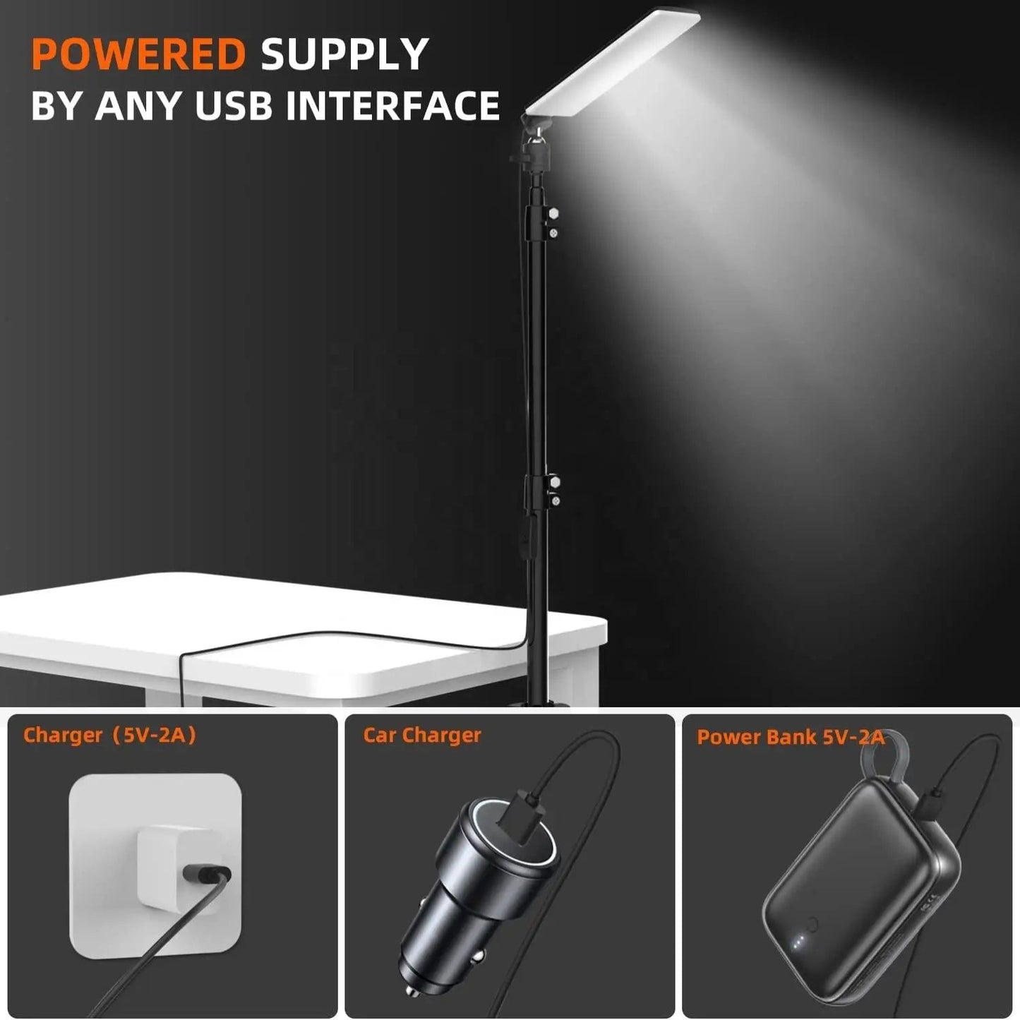 Portable LED Work Light with Tripod Stand (2 types available)