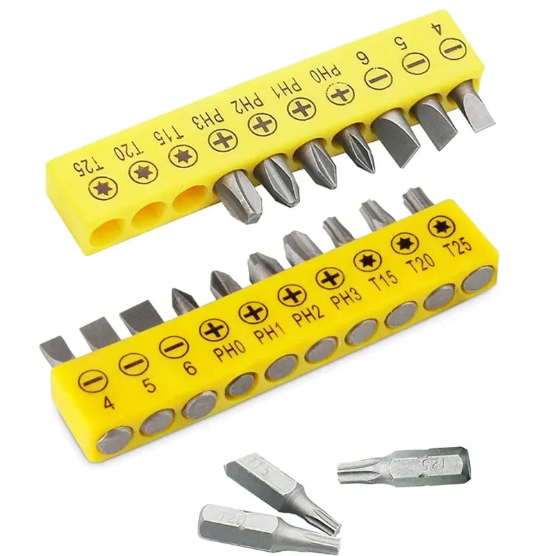 Hex Bit Set for Electric Drills (10Pcs)