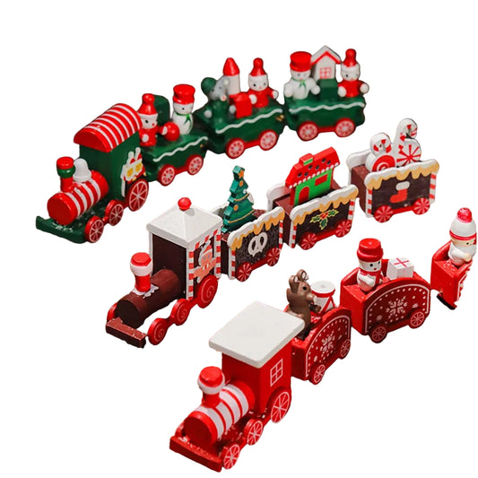 Christmas Wooden Train