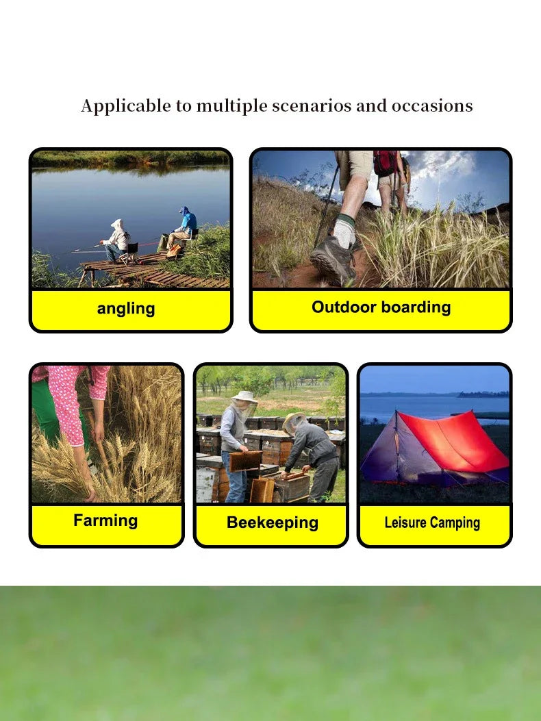 Outdoor Fishing Sun Hat with Mosquito Net