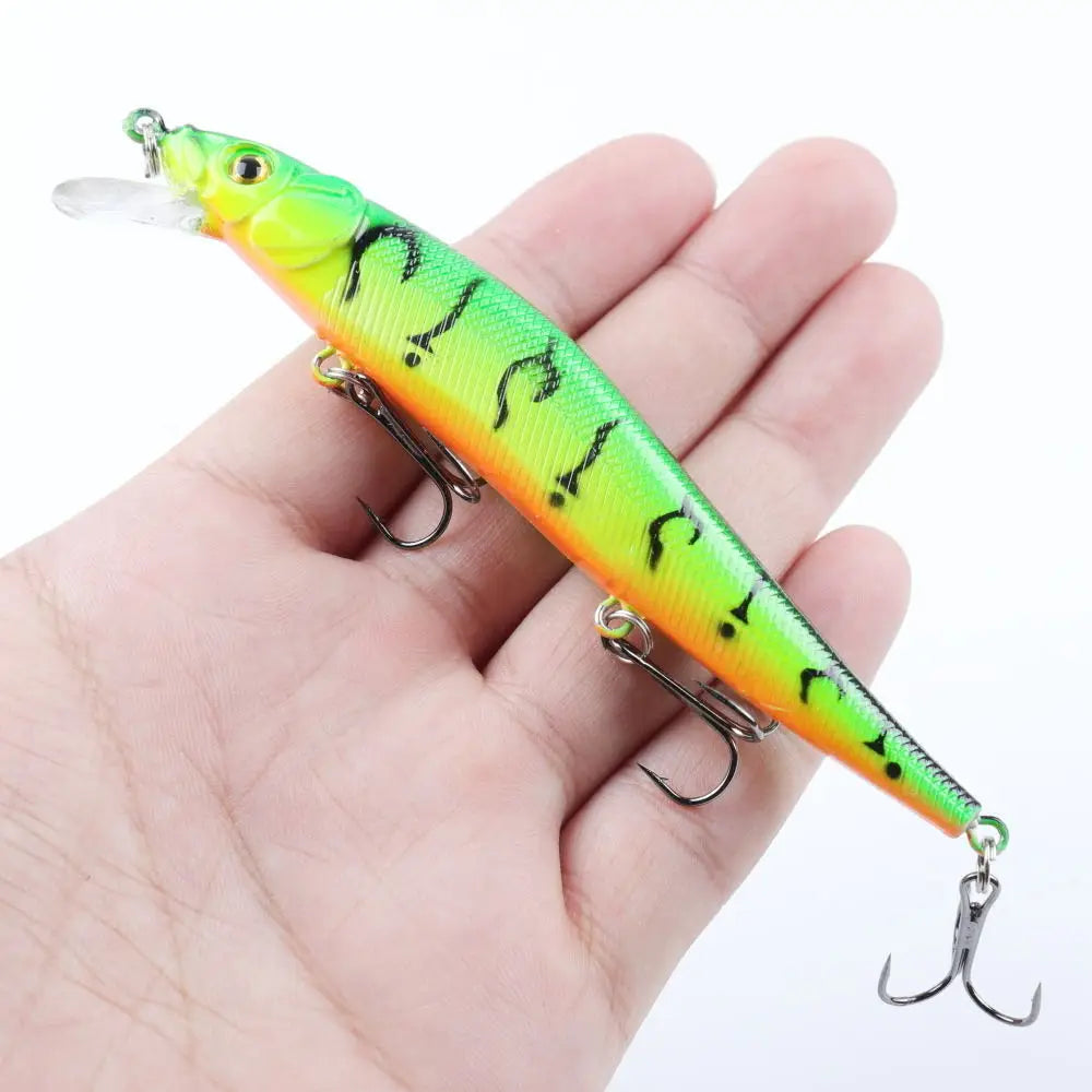 Bionic Hard Fishing Lure with 3D Eyes (11.5cm/14g) – 5/10pcs