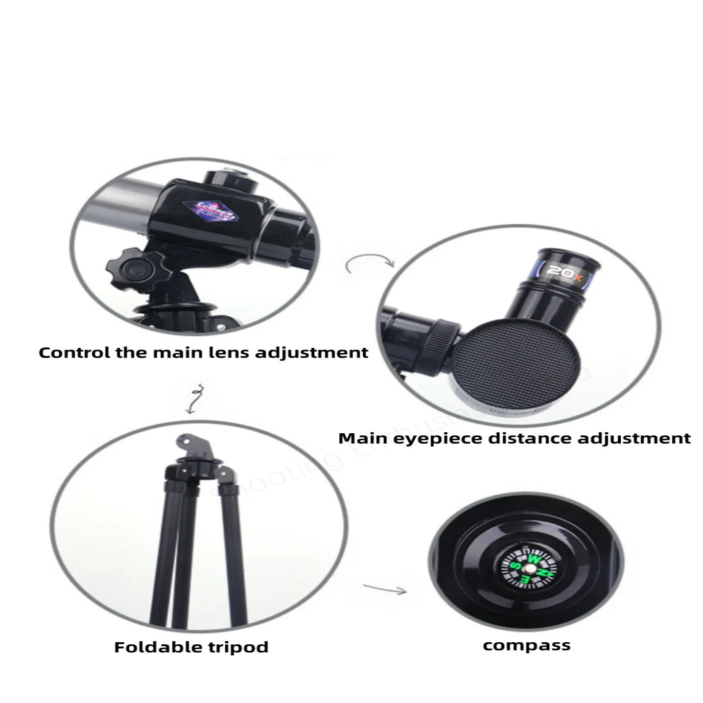 HD High-Magnification Telescope