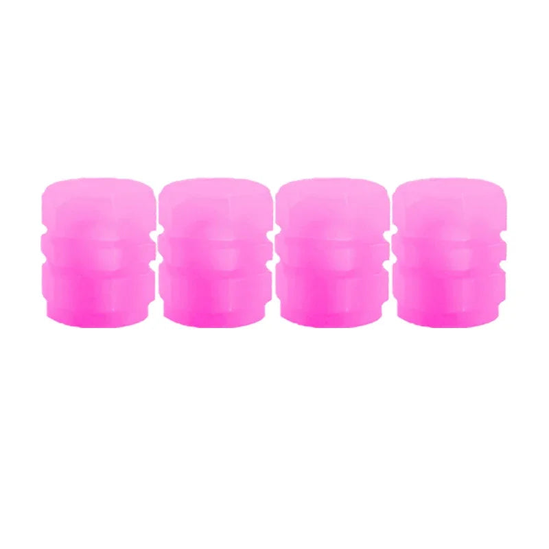 Luminous Fluorescent Tire Valve Caps