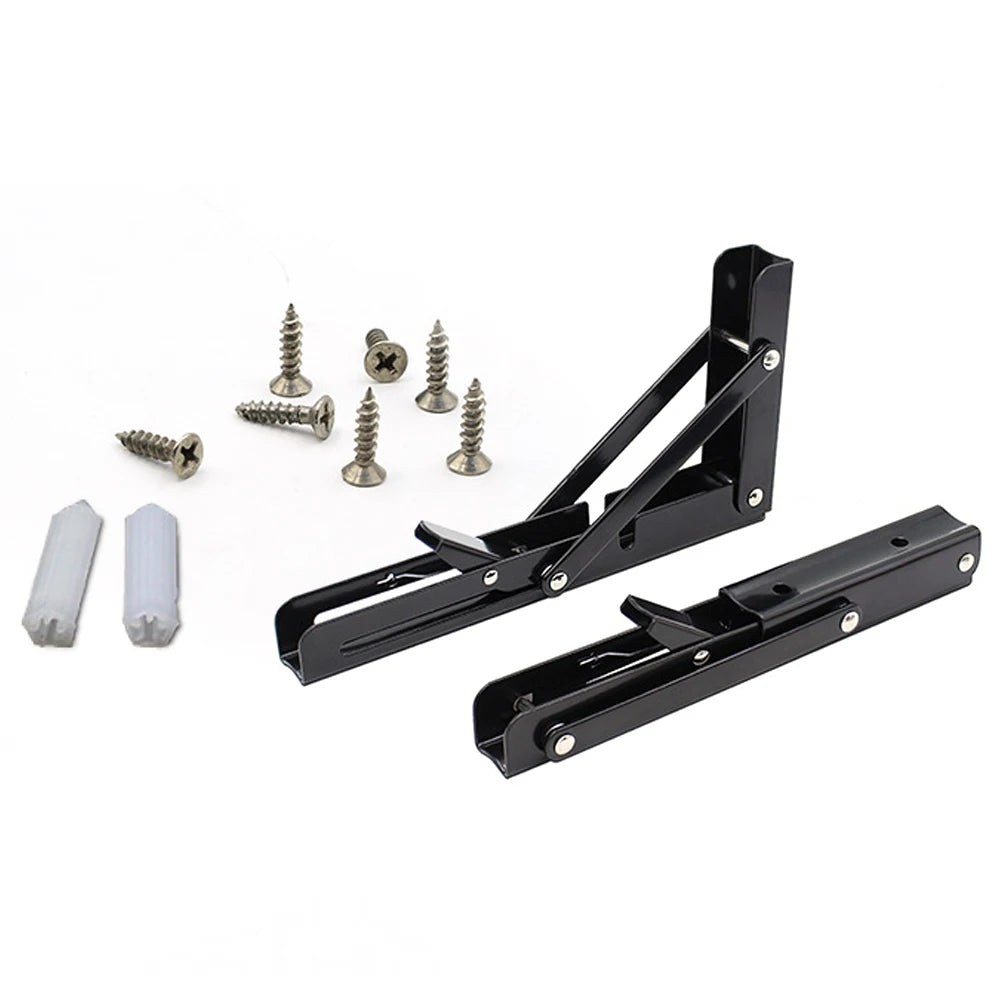 Black Folding Table Brackets for RV & Camper (2PCS)
