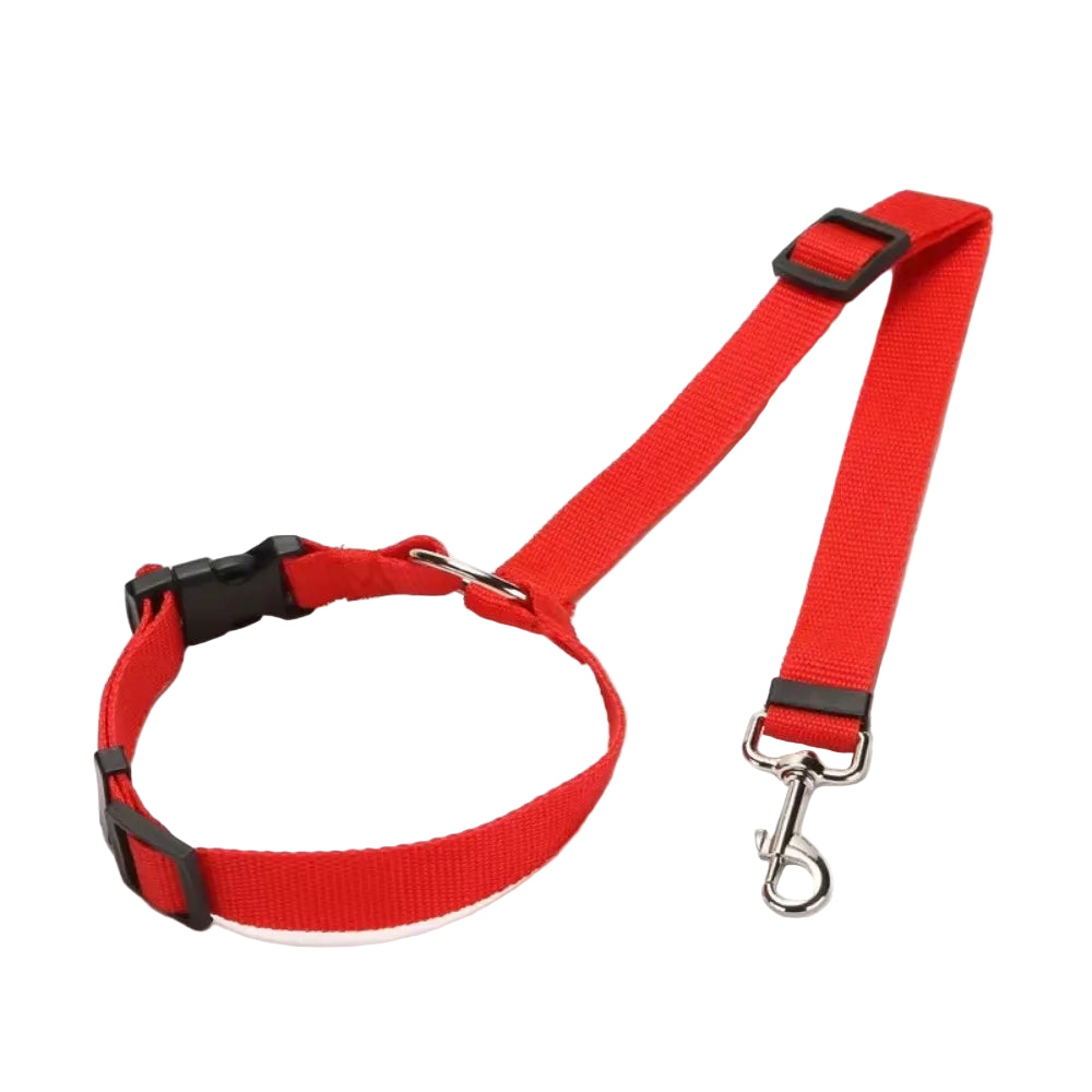 Vehcile Belt & Adjustable Nylon Leash for Dogs (7 colors available)