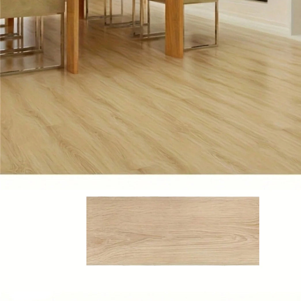 PVC Wood Grain Self-Adhesive Floor Tiles – 40x15cm (10Pcs) (available in 8 designs)