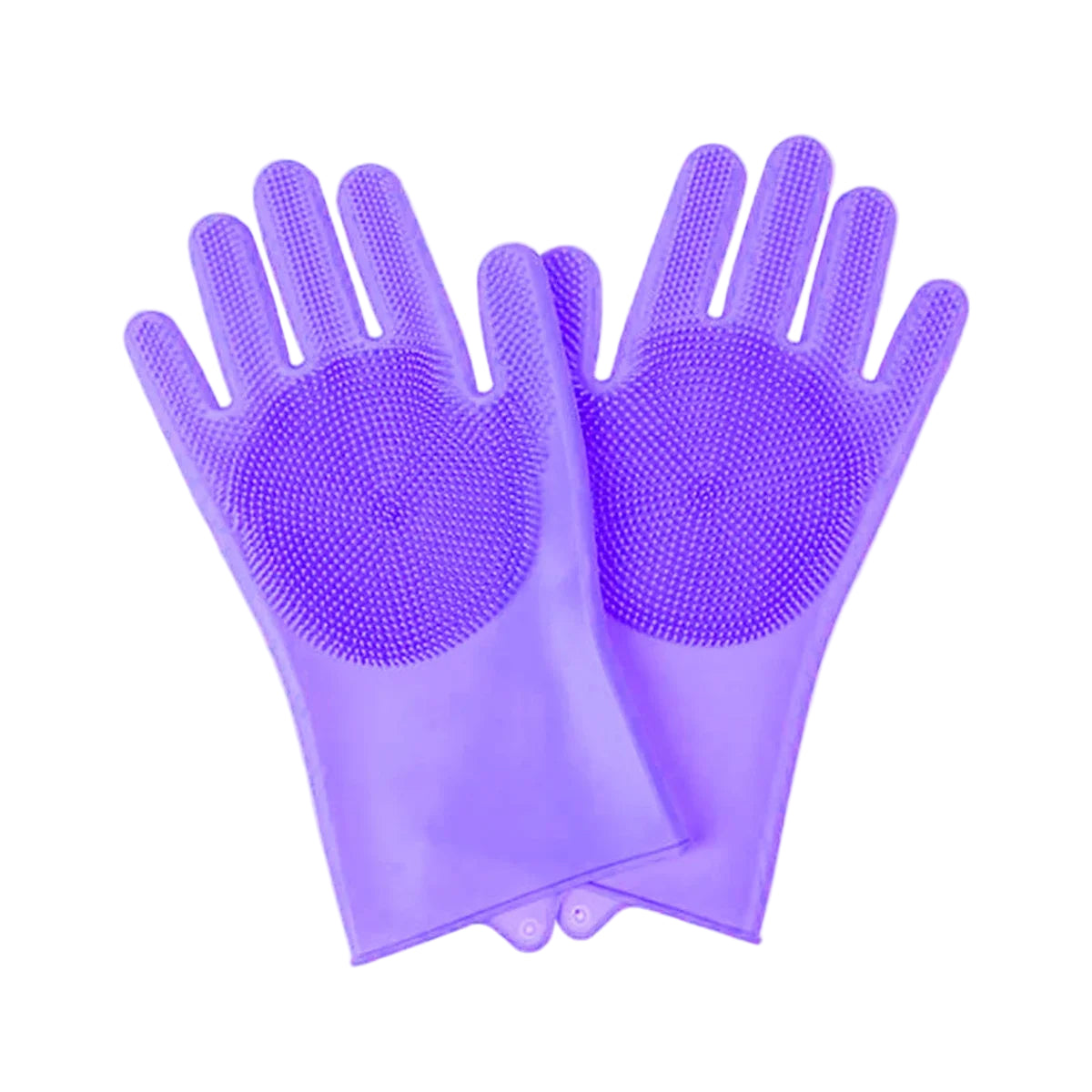 Pet Grooming Gloves Silicone (Pink & Blue)