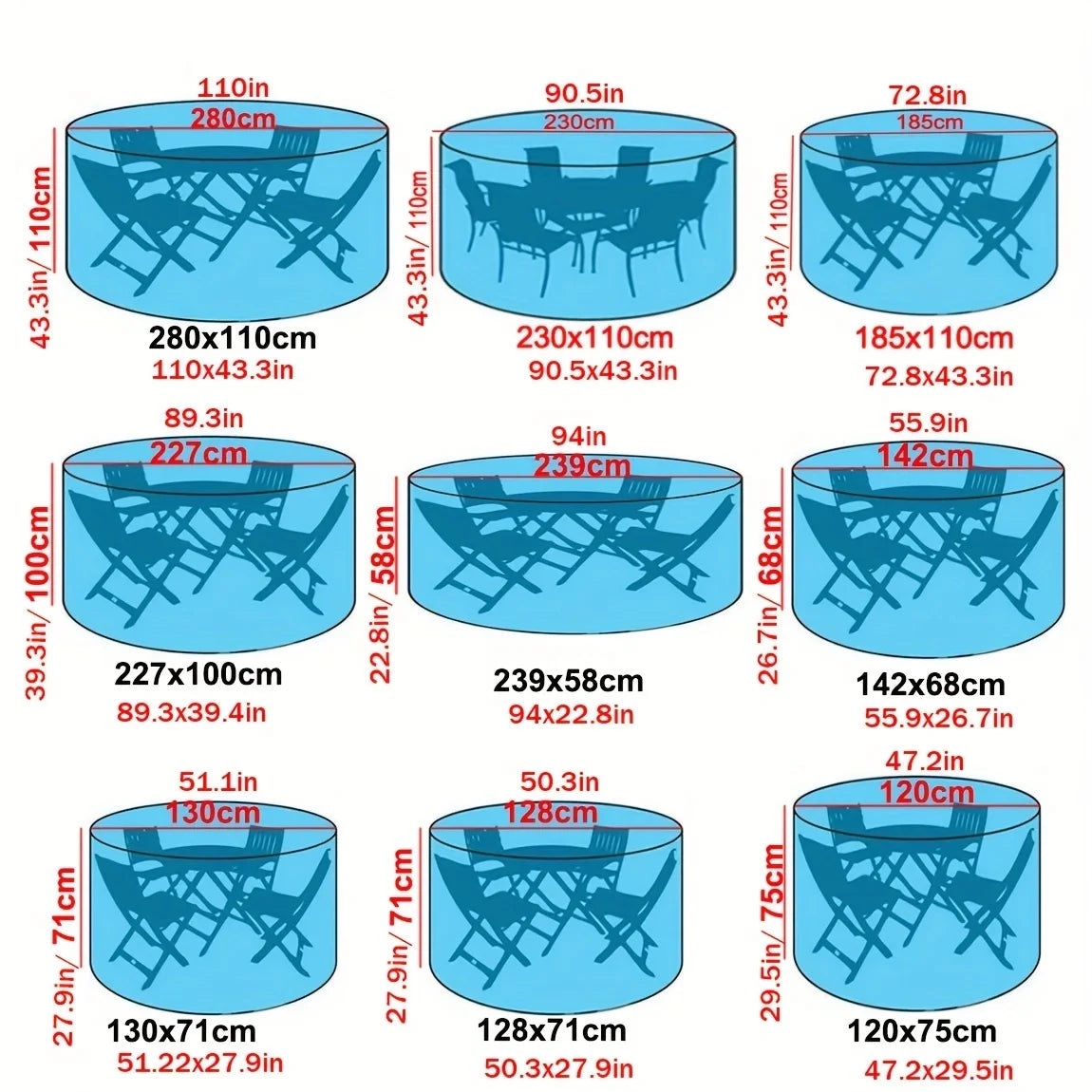 Outdoor Garden Furniture Cover