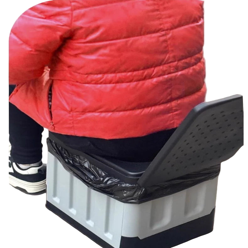 Portable 4-in-1 Outdoor Camping Toilet – Foldable & Odor-Proof