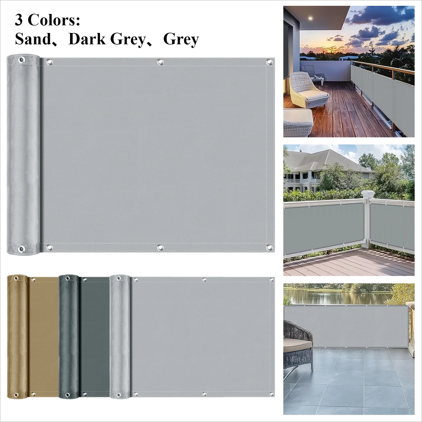 Patio Privacy Screen (3 colours available)