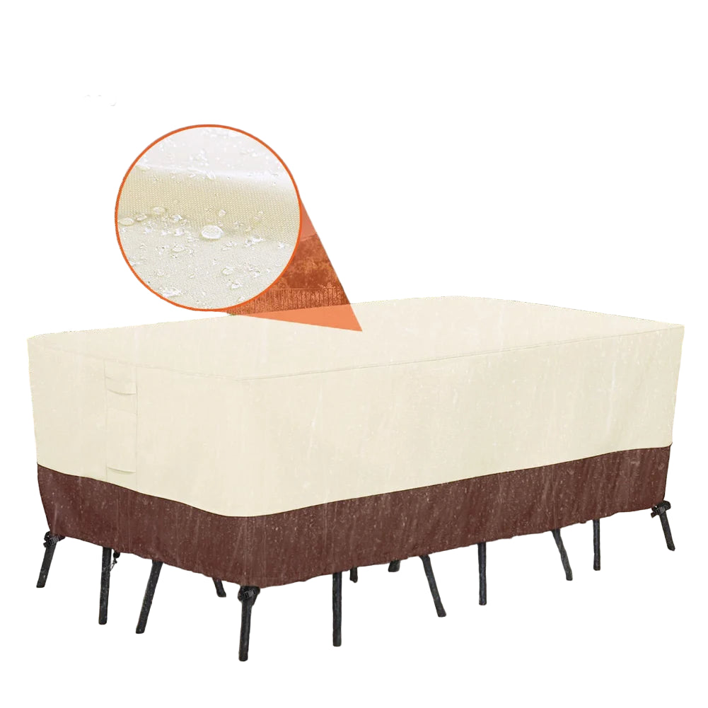 Heavy-Duty Outdoor Garden Furniture Cover – Waterproof, Windproof, Anti-UV Protection (various sizes available)