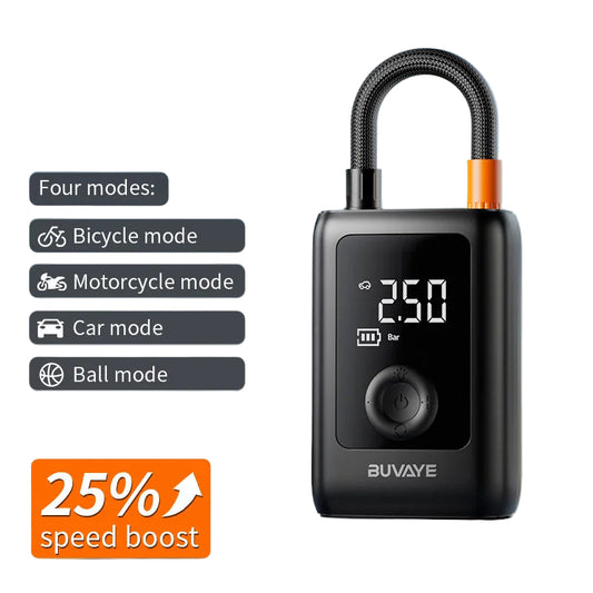 Portable Wireless Air Compressor For Tyre Inflation