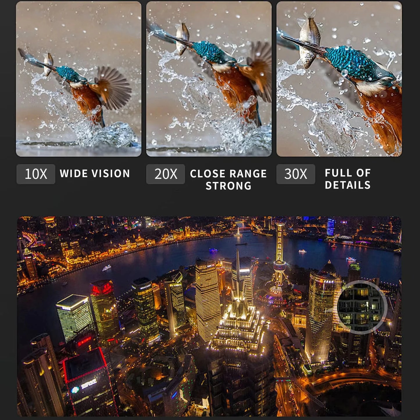 HD Binoculars With High Magnification