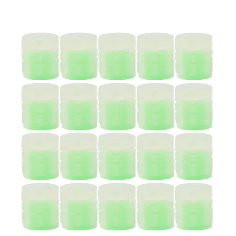 Luminous Fluorescent Tire Valve Caps