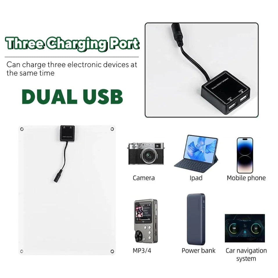 1000W 12V Solar Panel Kit with Controller for RV's, caravans & Home (8 different types available)
