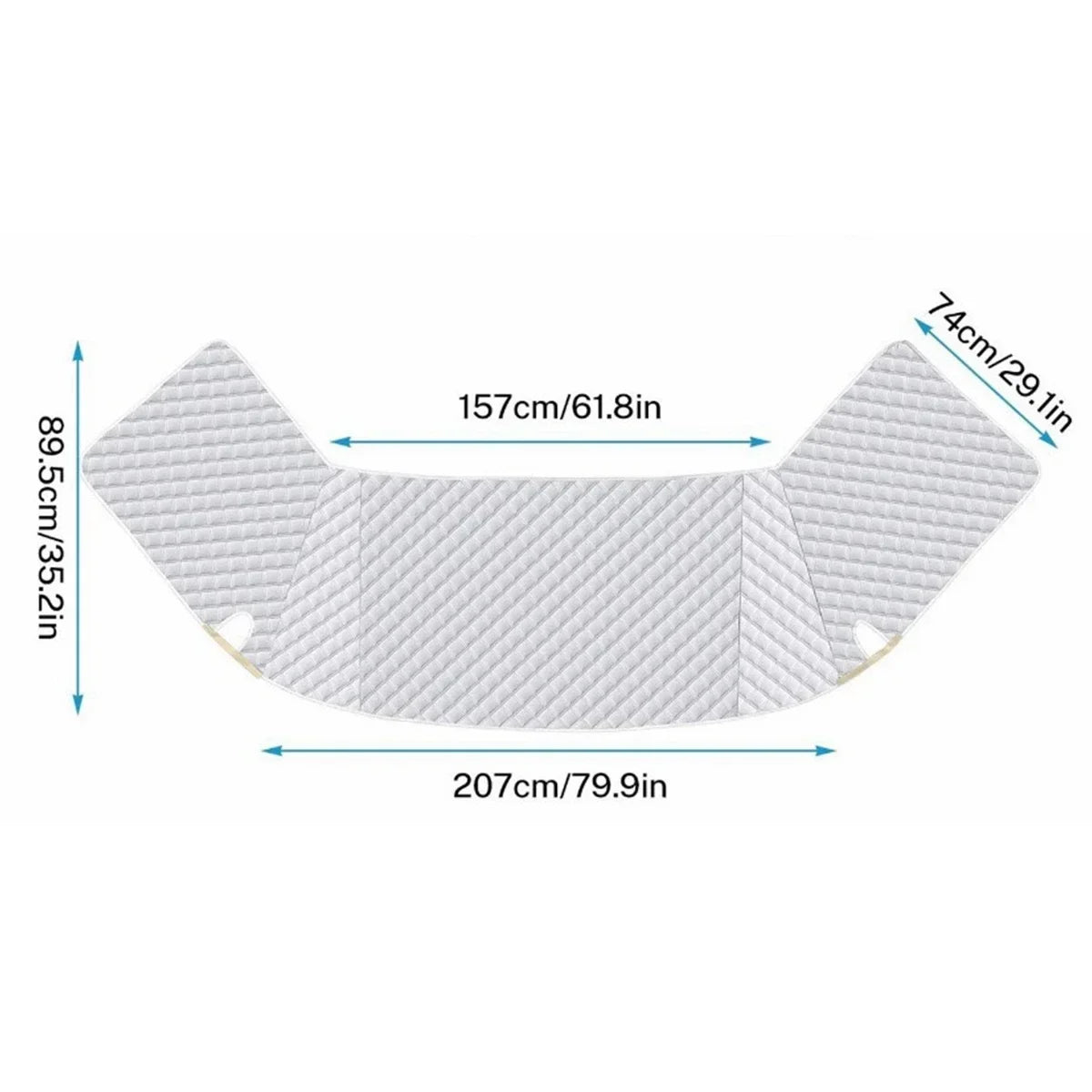 RV Windshield Sunshade Cover – Heat Insulation & UV Protection