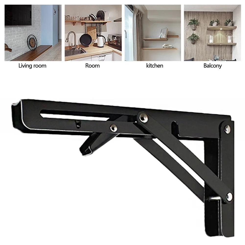 Black Folding Table Brackets for RV & Camper (2PCS)