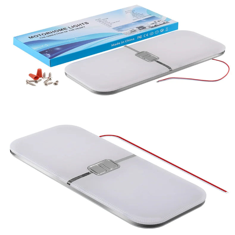 3-Color Dimmable 12V LED Interior Ceiling Light for RV's & Caravans