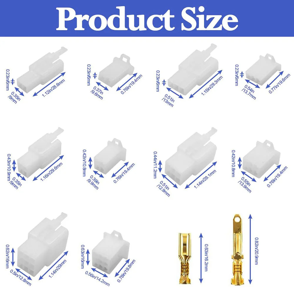 2.8mm Car Wire Connector Kit (432pcs)