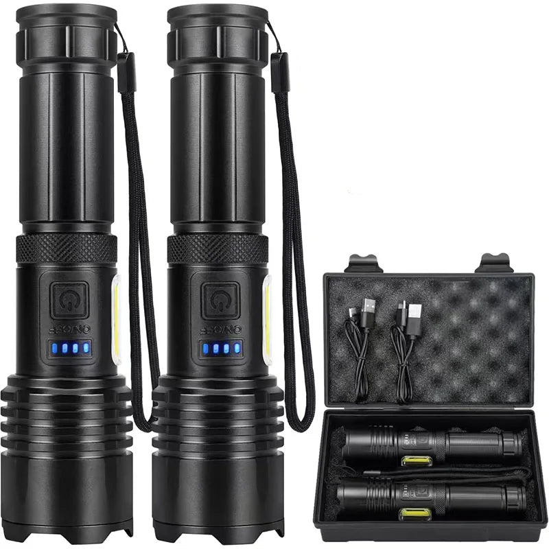 High Power Rechargeable LED Flashlight