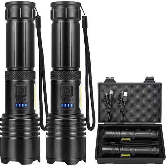 High Power Rechargeable LED Flashlight