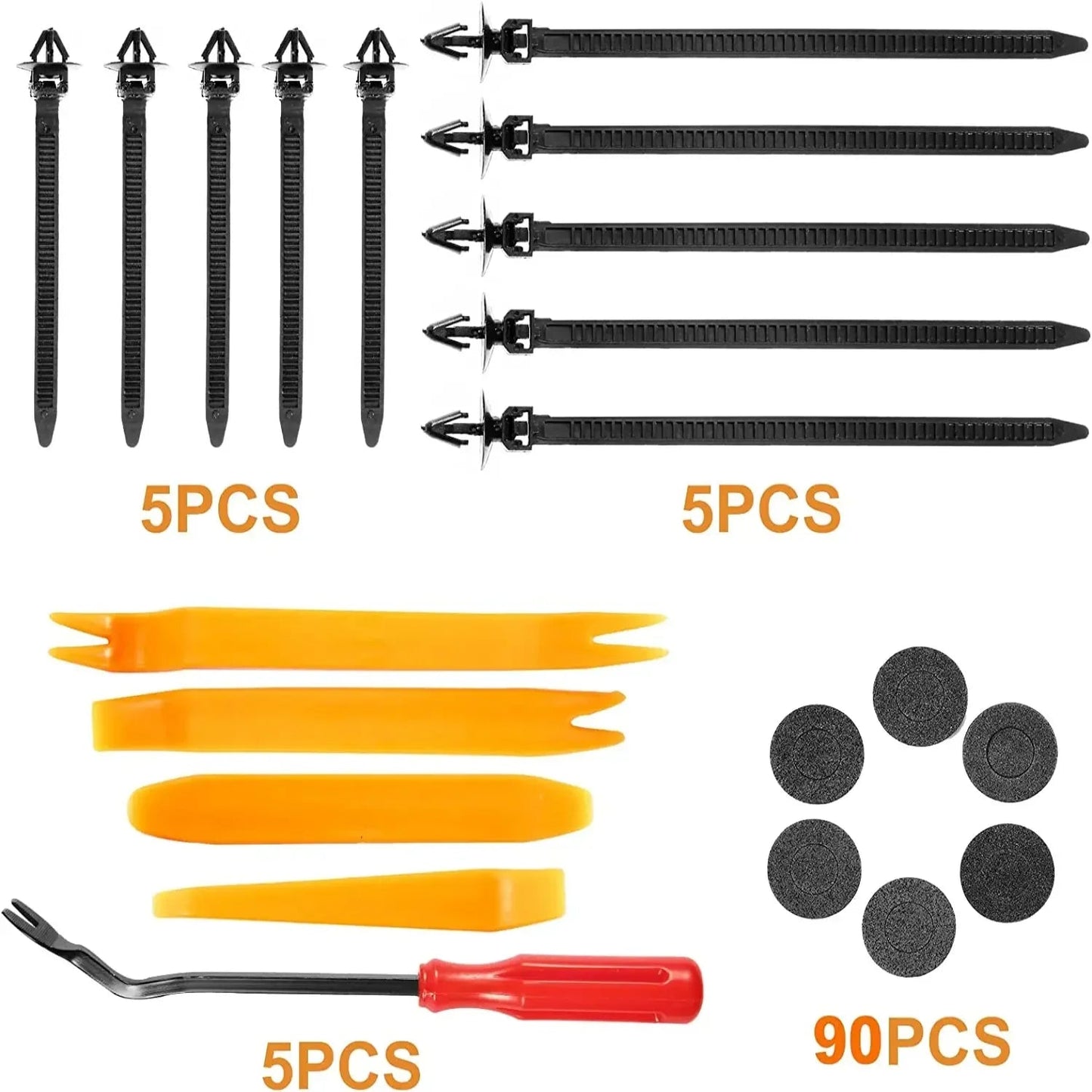 Car Fastener Clip Kit – Plastic Rivets & Retainer Pins (different types available)